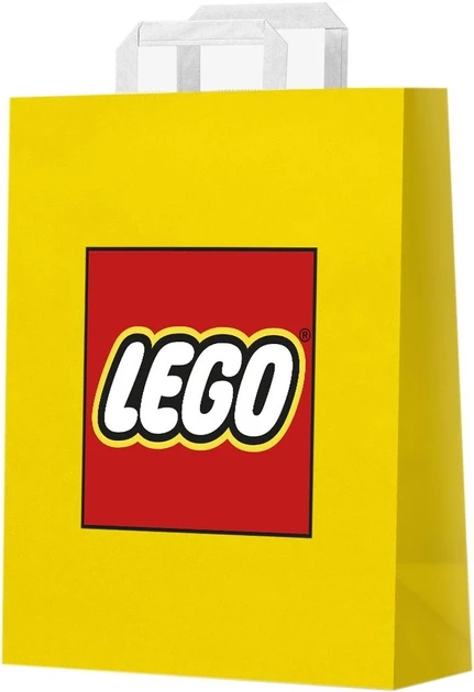 Бумажный пакет Lego, средний 41х34х12 см.