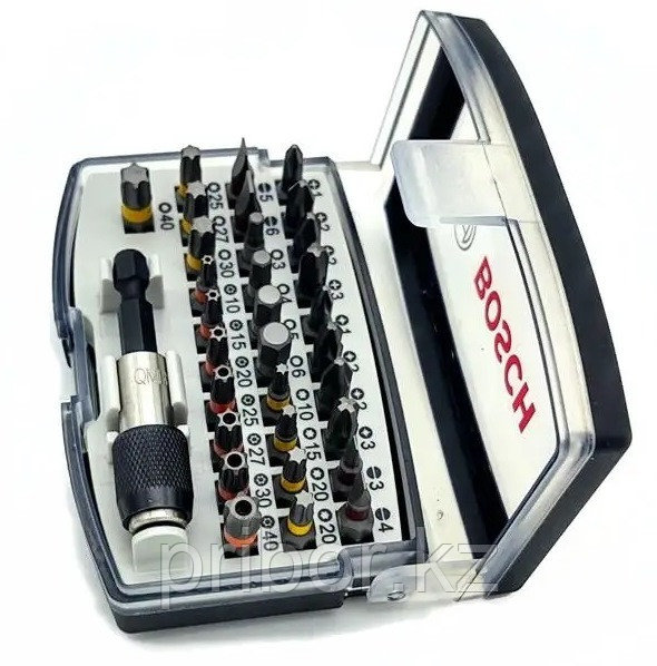 Bosch Набор бит с держателем для шуруповерта (32 предмета) - фото 6 - id-p104395865