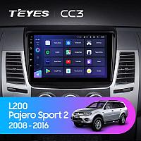 Автомагнитола Teyes CC3 6GB/128GB для Mitsubishi Pajero Sport 2 L200 2008-2016