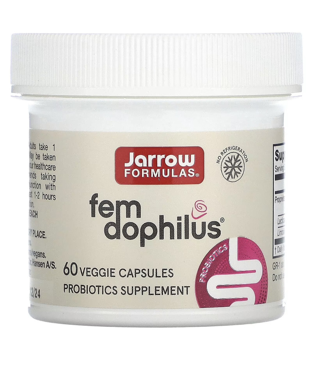 Jarrow formulas fem dophilus, добавка для женщин, 60 растительных капсул - фото 3 - id-p114180331