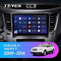 Автомагнитола Teyes CC3 6GB/128GB для Subaru Outback 2009-2014