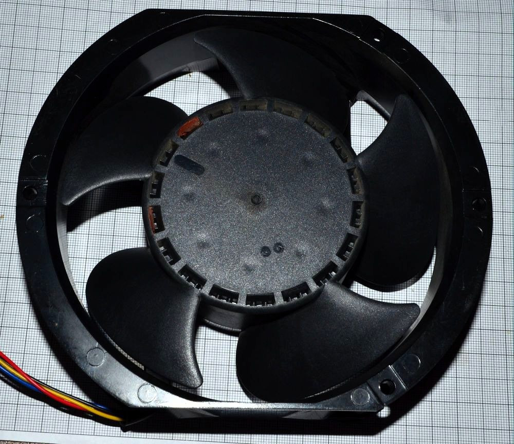 Кулер вентилятор DC 48В 0,98А AVC 1551B8M 172 * 51 мм 4pin шариковый подшипник - фото 9 - id-p116442592