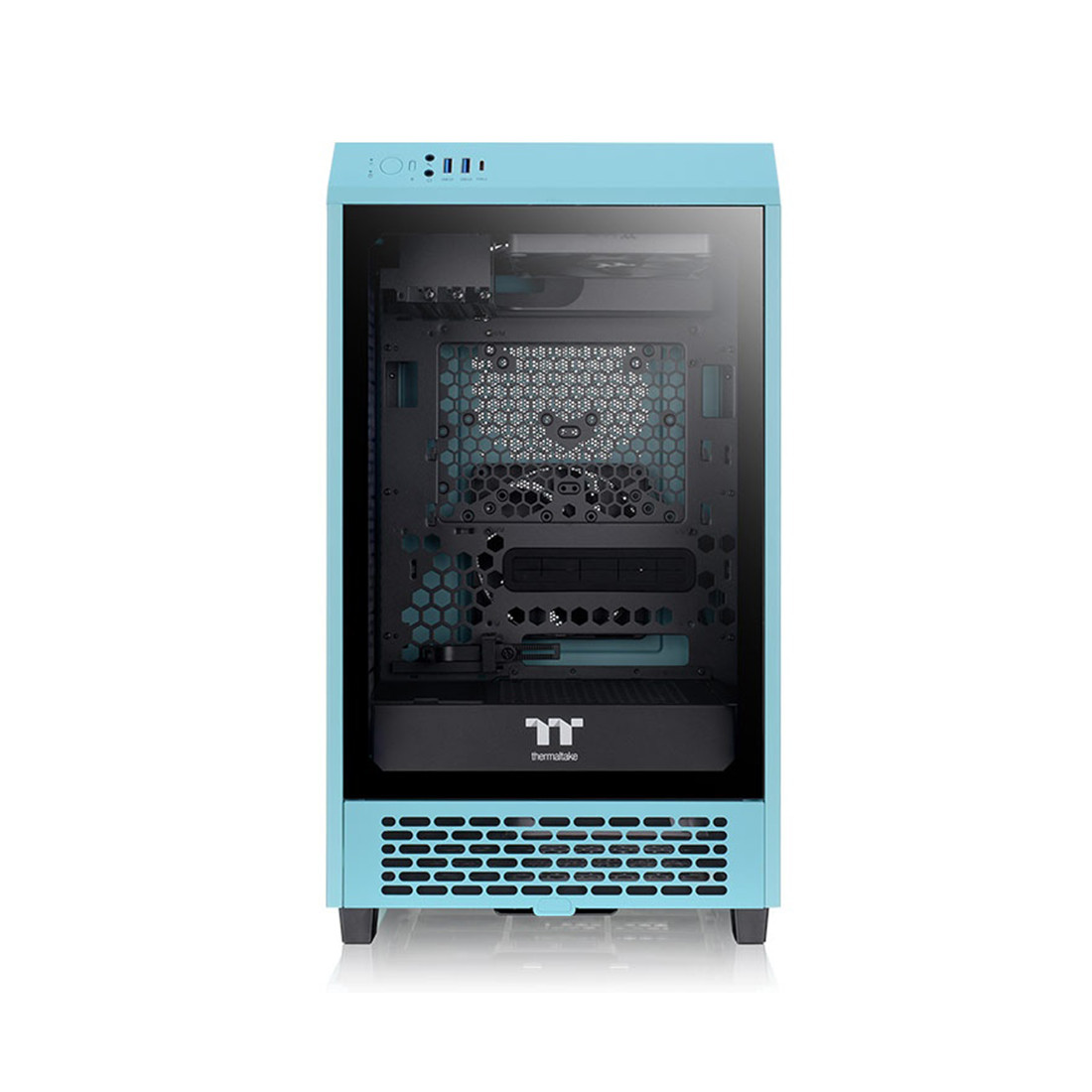 Компьютерный корпус Thermaltake The Tower 200 Turquoise Mini Chassis