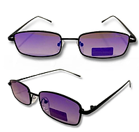 Солнцезащитные очки с сине фиолетовыми стеклами UV 400 Adora прямоугольная