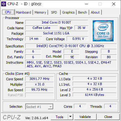 Intel Core i3-9100T OEM - фото 4 - id-p116448005