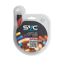 Интерфейсный кабель HDMI-HDMI SVC HR0150RD-B, 30В, Красный, Блистер, 1.5 м