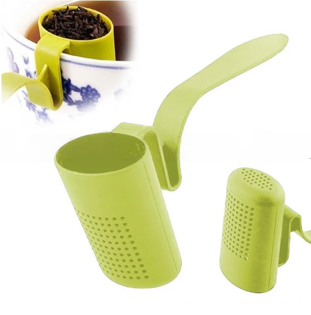 Ситечко для заварки чая Tea Strainer LM зеленая - фото 1 - id-p99511725