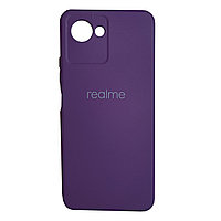 Чехол на Realme C30 гель Пурпур