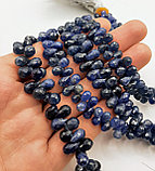 Сапфир, граненый, в каплях, 8×5мм, фото 4