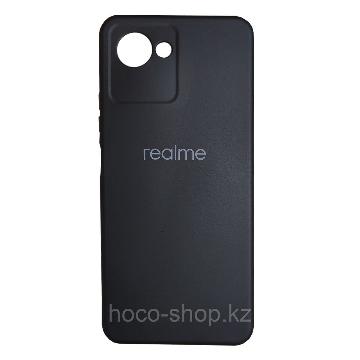 Чехол на Realme C30 гель Черный - фото 1 - id-p116448144