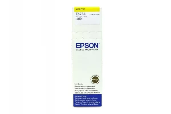 Чернила для печатного оборудования Epson 673 (Желтый - Yellow) C13T67344A - фото 2 - id-p70833777