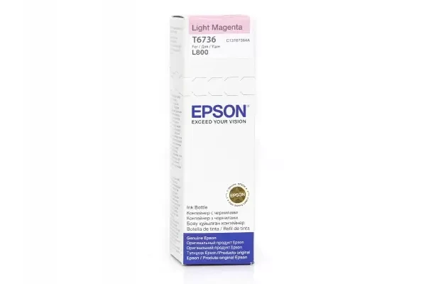 Чернила для печатного оборудования Epson 673 (Пурпурный - Magenta) C13T67364A - фото 2 - id-p70833779