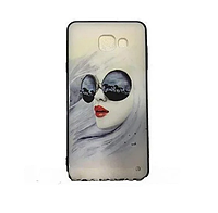 Чехол для телефона Samsung Galaxy A710 принт девушки в очках