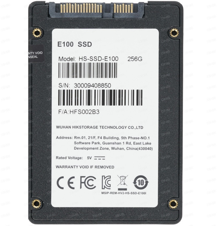 SSD Hikvision E100 HS-SSD-E100/256G - фото 4 - id-p116434658