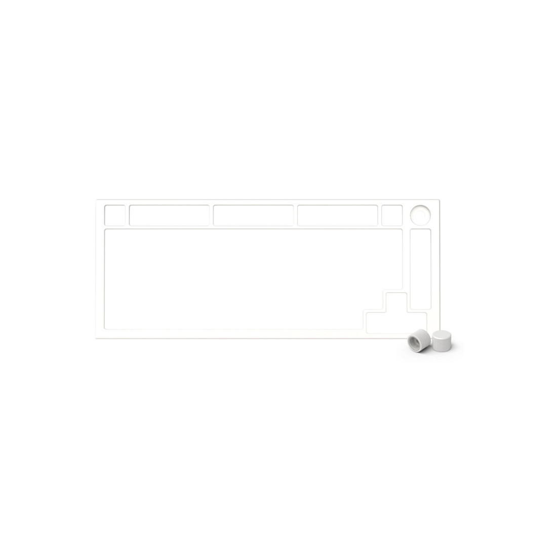 Запчасть к клавиатуре верхняя панель Glorious GMMK Pro Top Frame E-White (GLO-ACC-P75-TF-EW) 2-015527