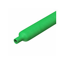 Трубка термоусаживаемая Deluxe 12/6 зелёная (100 м в упаковке) 2-016442 12/6-g