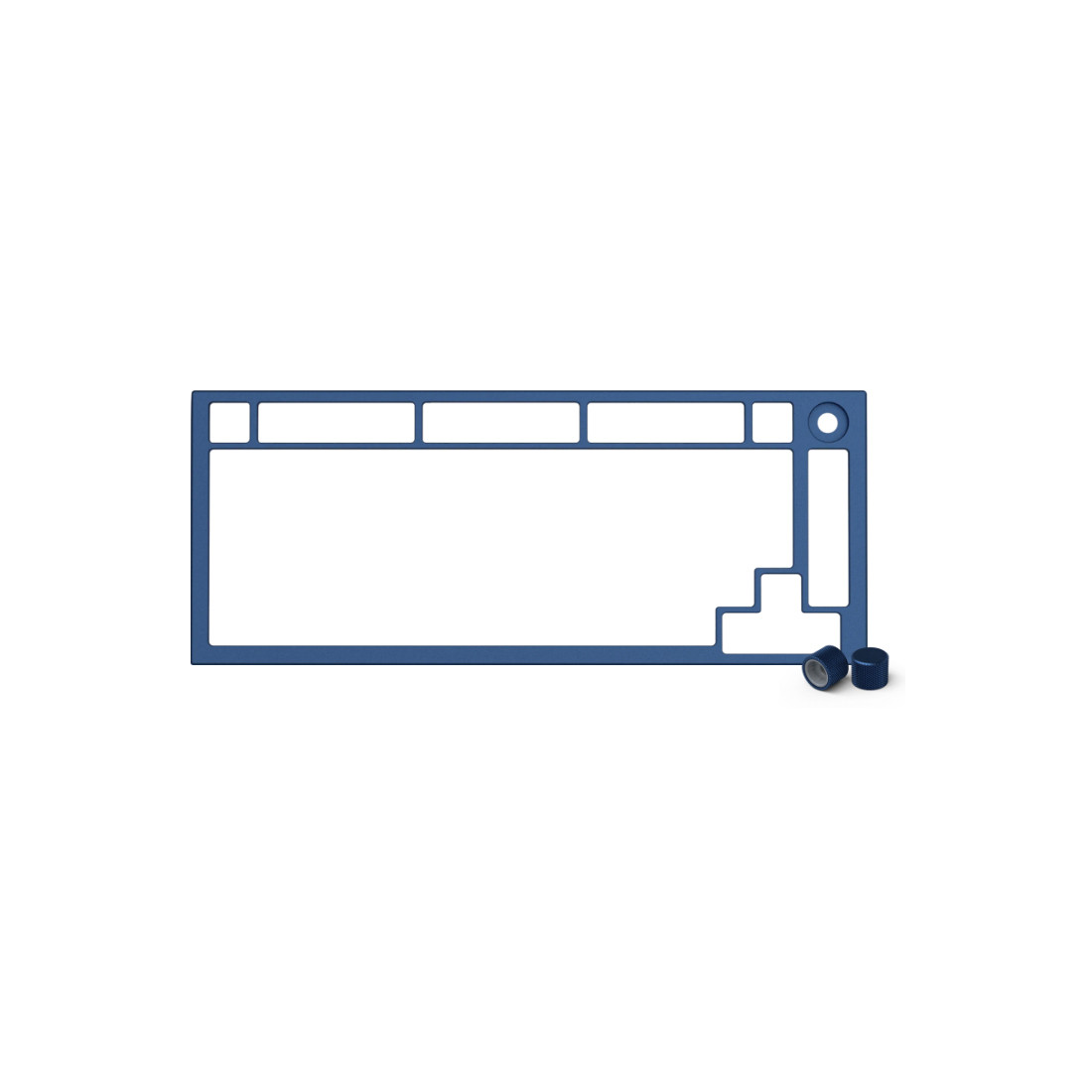 Запчасть к клавиатуре верхняя панель Glorious GMMK Pro Top Frame Navy Blue (GLO-ACC-P75-TF-NB) 2-015528