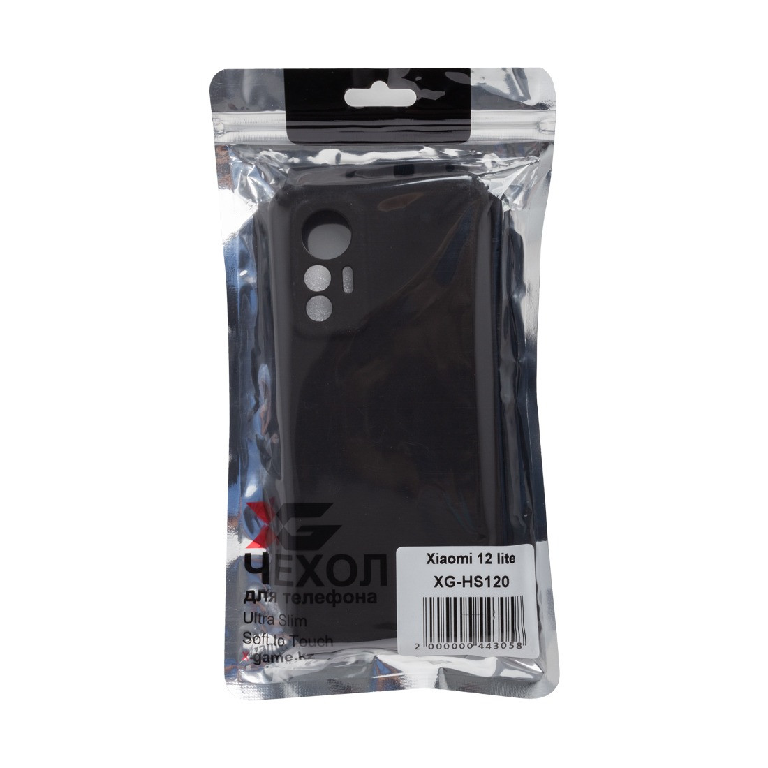Чехол X-Game XG-HS120 для Xiaomi 12 Lite чёрный - фото 3 - id-p116450652