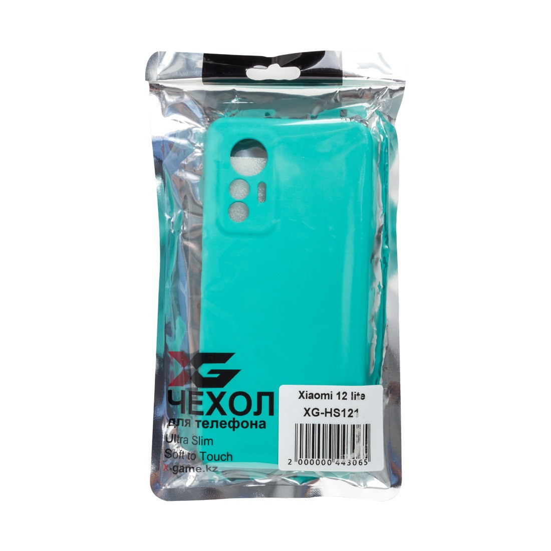 Чехол X-Game XG-HS121 для Xiaomi 12 Lite лазурный - фото 2 - id-p116450653