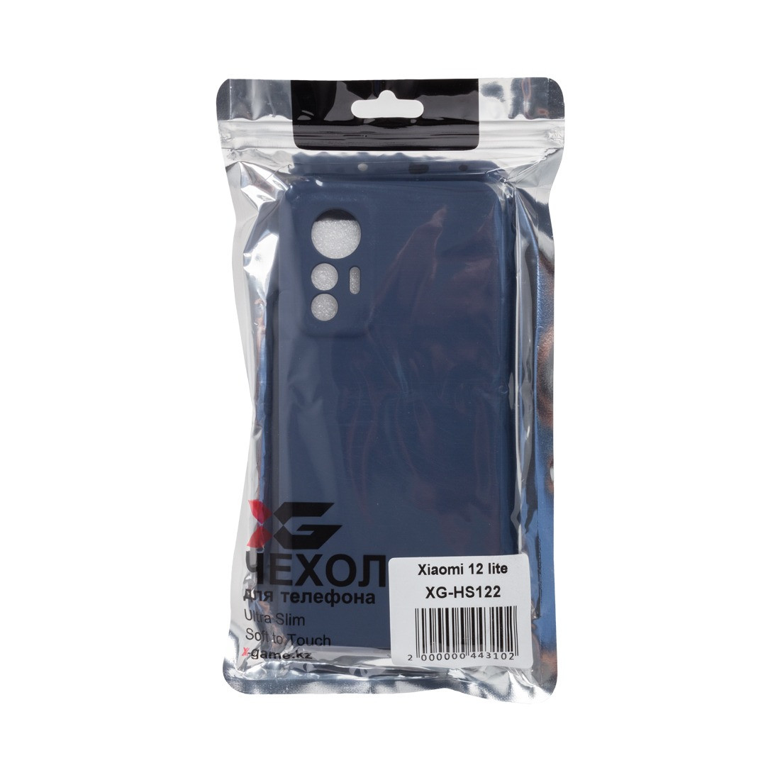 Чехол X-Game XG-HS122 для Xiaomi 12 Lite синий - фото 2 - id-p116450654