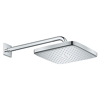 Верхний душ Grohe Tempesta 250 Cube 26682000, квадратный, кронштейн 380, хром