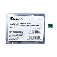 Чип Europrint для картриджей HP CC532A