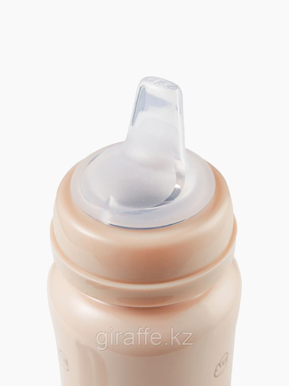 Happy Baby Термобутылочка с силиконовой соской и соской-поильником, 200 мл. Арт. 10025 - фото 5 - id-p116452597