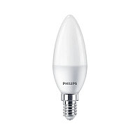 Лампа B35 "Свеча" Ecohome 60W E14 CL 1CT/5X10F PHILIPS (50) NEW