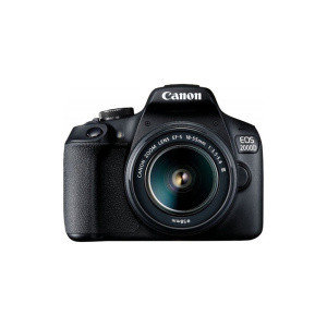 Цифровой зеркальный фотоаппарат Canon EOS 2000D kit EF-S 18-55 DC III Black (2728C007AA), фото 2