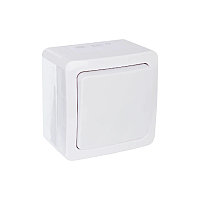 ВСп20-1-0-ГПБ выкл 1кл проход. о/у IP54 (цвет клавиш: белый) ГЕРМЕС PLUS IEK E-PRO