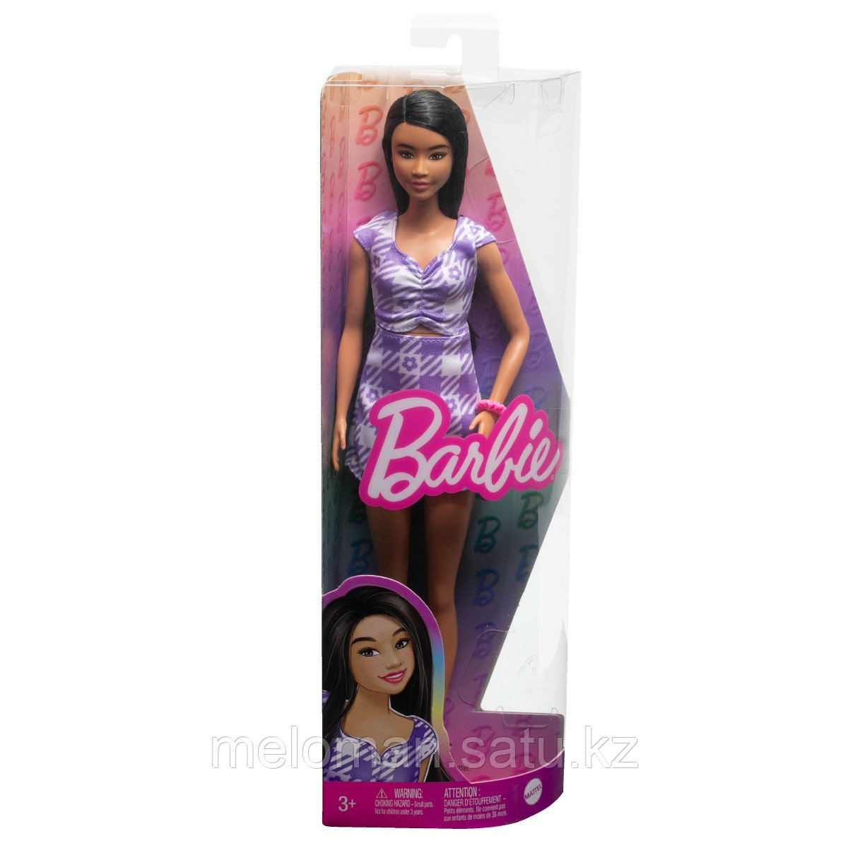 Barbie: Fashionistas. Барби в клеточном платье оверсайз - фото 6 - id-p116453643