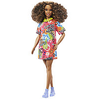 Barbie: Fashionistas. Барби в футболке-платье Good Vibes