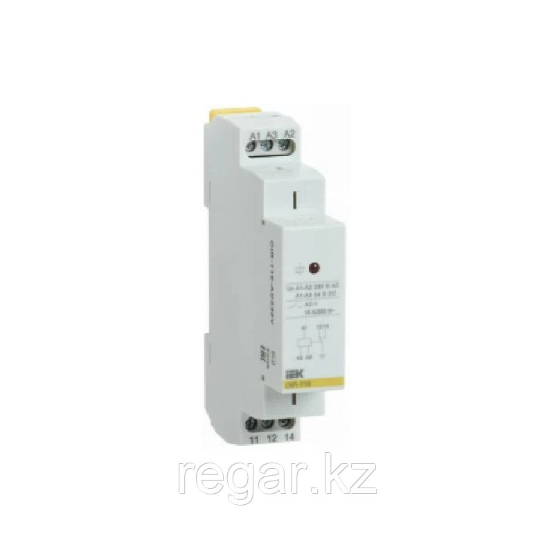 Реле промежут. OIR 1 конт. 16А 230В AC ИЭК OIR-116-AC230V NEW - фото 1 - id-p113744895