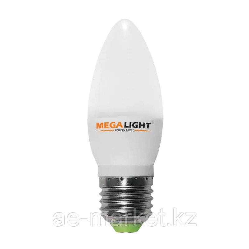 LED ЛАМПА C37 "Свеча" 10W 900Lm 230V 2700K E14 MEGALIGHT (10/100) NEW