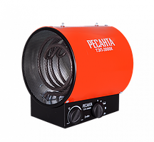Тепловая Пушка ТЭП-3000Вт Круглая 1 фаз. 220В (спиральный нагреватель)