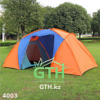 Двухкомнатная палатка с тамбуром Tuohai-1456 450х220х200 см. Доставка.