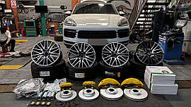 Усиленная тормозная система для Porsche Macan I (95B) 2014-2018