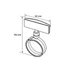 Ценникодержатель улитка на колбасу ROLL-CLIP 0 мм, фото 3