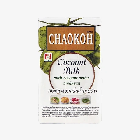 Кокосовое молоко Chaokoh, на основе кокосовой мякоти и кокосовой воды, 250 мл.