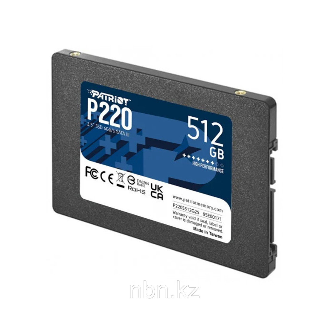 Твердотельный накопитель SSD Patriot Memory P220 P220S512G25 512GB SATA III - фото 1 - id-p116423970