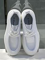 Классические женские лоферы белого цвета. Качественная женская повседневная обувь., фото 4
