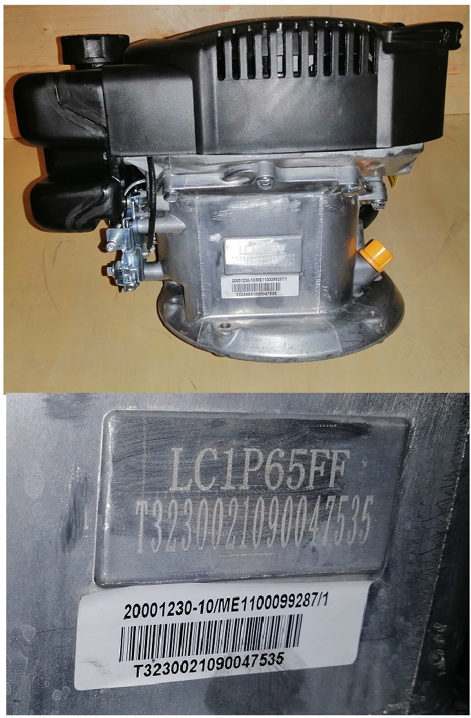 Двигатель бензиновый Loncin LC1P65FE (B type) D22.2 объем 139 куб.см 4 л.с вертикальный вал 22,2 мм ручной - фото 4 - id-p116457619