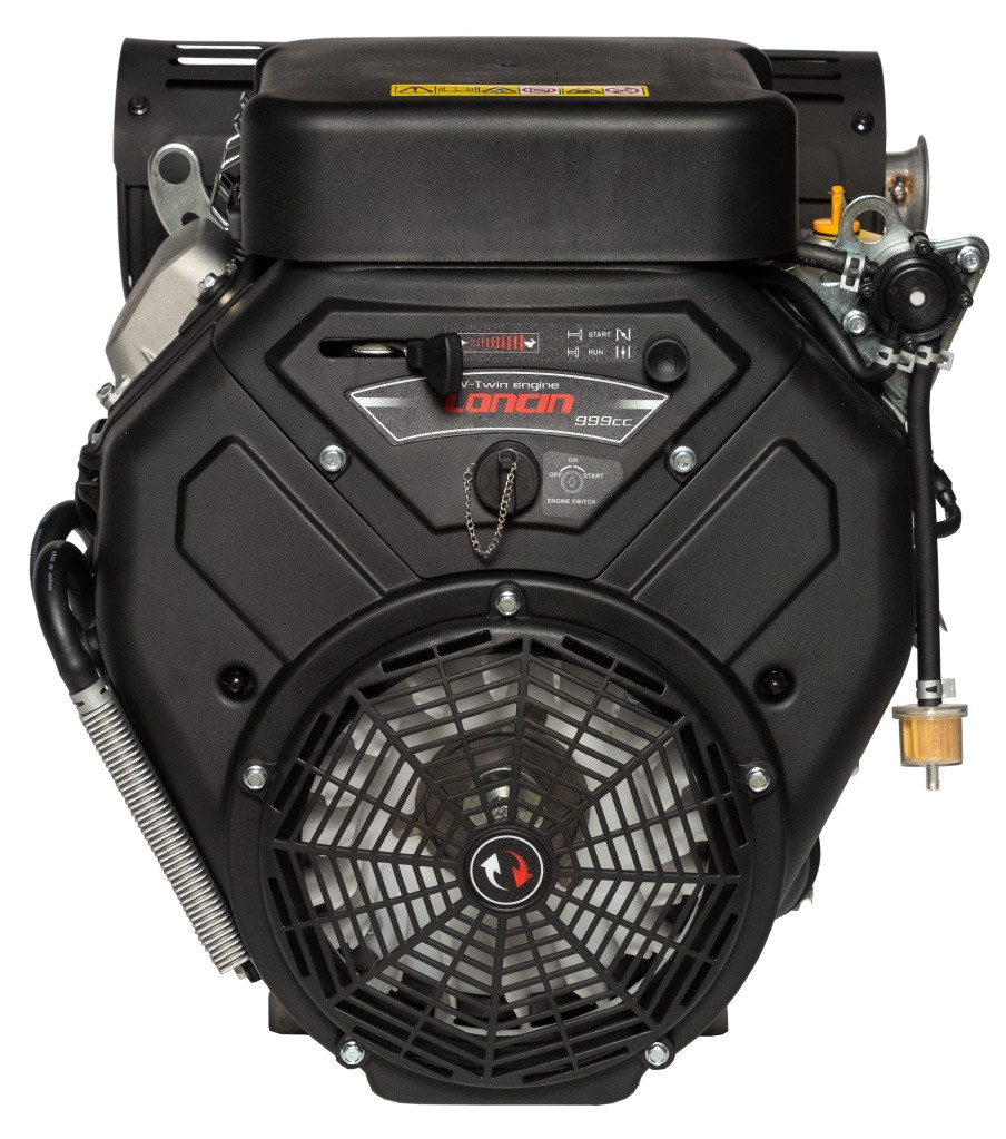 Двигатель бензиновый Loncin LC2V90FD (E type, Цилиндрический D28.575мм; 20А) - фото 1 - id-p116457620