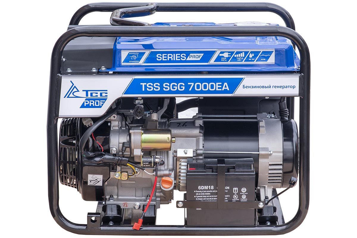 Бензиновый генератор 7 кВт с АВР TSS SGG 7000E3A - фото 3 - id-p116458603