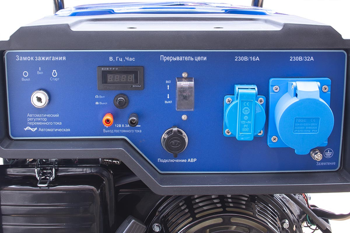 Бензогенератор 7 кВт TSS SGG 7000E3A с в кожухе МК-1.1 - фото 7 - id-p116458610