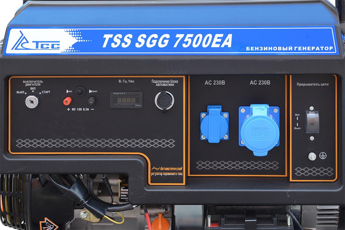 Бензогенератор 7,5 кВт TSS SGG 7500ЕA с АВР(автозапуском) - фото 4 - id-p116458614