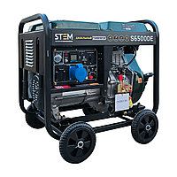 Дизельді генератор STEM Techno S6500DE (6.5 кВТ, электростартер, дисплей, жылыту)