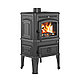 Печь-камин Везувий LV-12 S "Антрацит" с плитой, фото 3