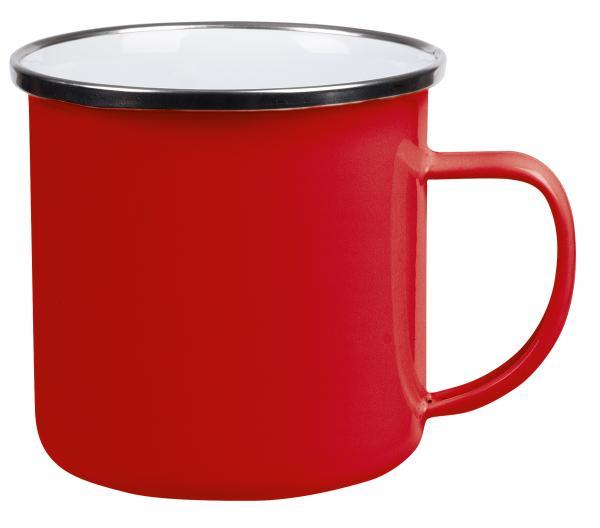 Эмалированная кружка для питья VINTAGE CUP Красный - фото 1 - id-p116460190