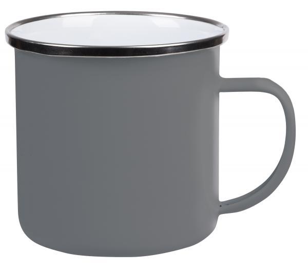 Эмалированная кружка для питья VINTAGE CUP Серый